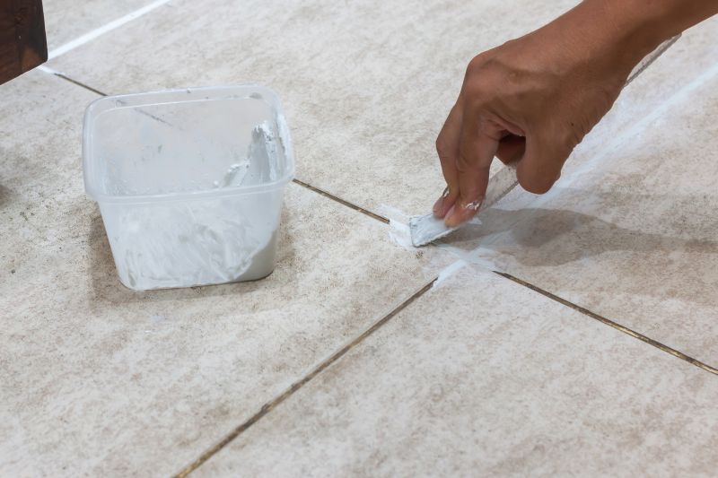 Products For Bathroom Grout Sealings in use